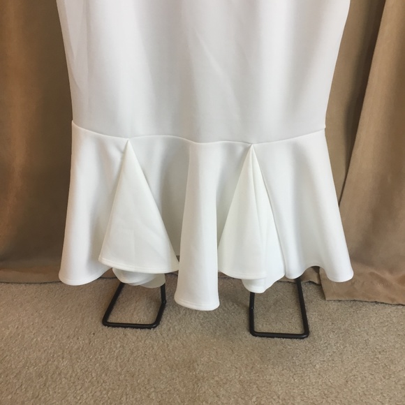 NWT Sheer Stripe Trumpet Dress w/ Bell Sleeves 3XL - Picture 16 of 16